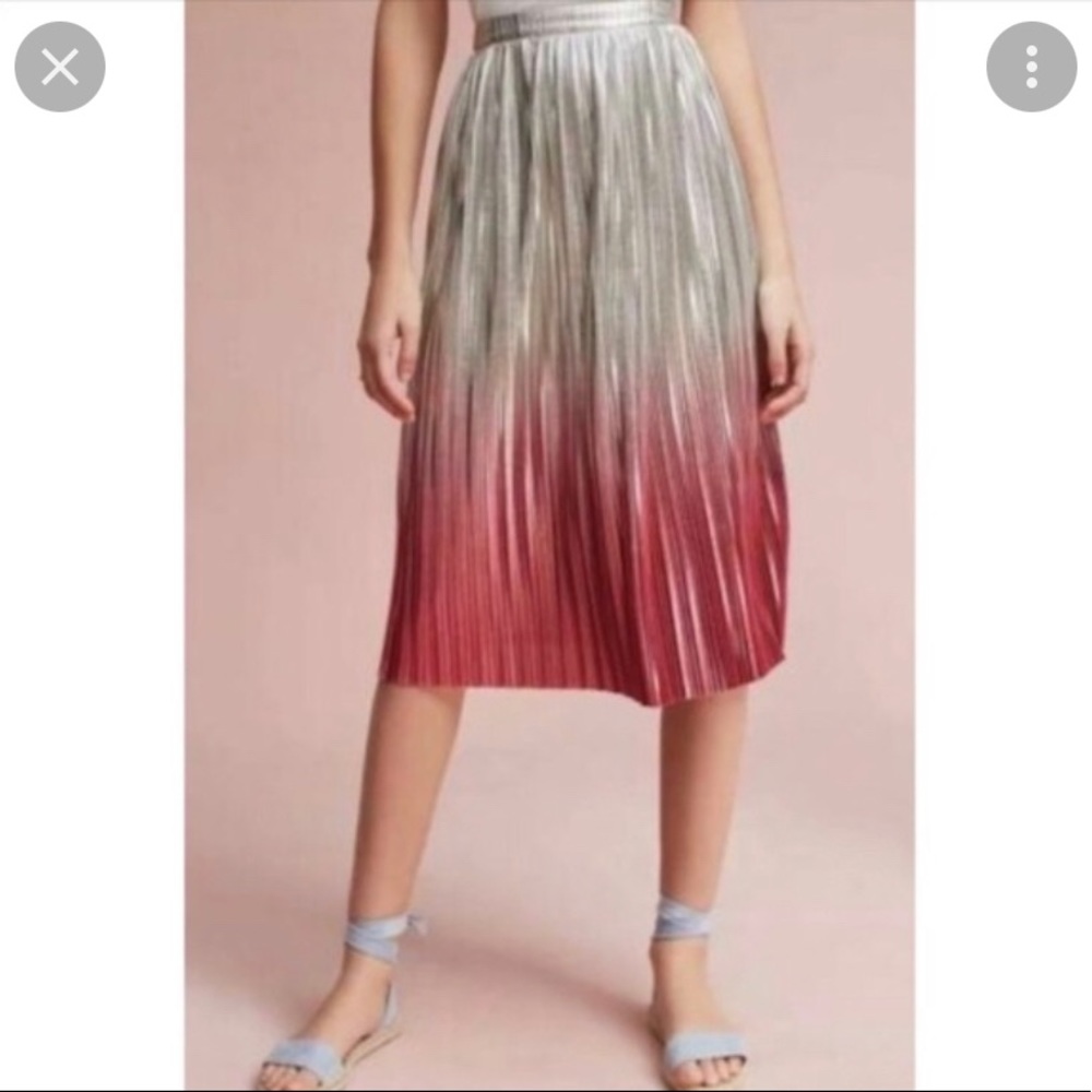 Metallic skirt in like new condition